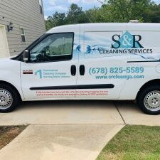Providing commercial cleaning to Hampton Georgia in our van